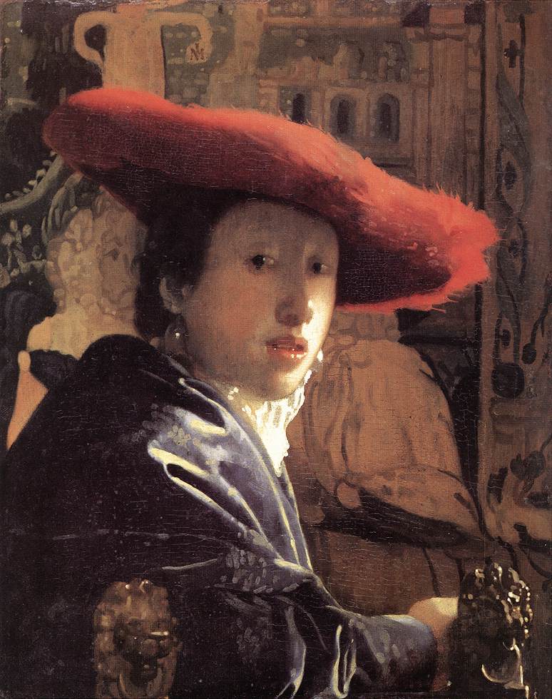 Jan Vermeer Girl with Red Hat